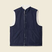 Doudoune réversible bleu marine homme