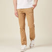 Pantalon chino straight vert kaki homme