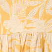 Robe longue évasée bretelles jaune femme