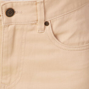Pantalon cargo beige femme
