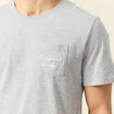 Ensemble pyjama 2 pièces gris clair homme
