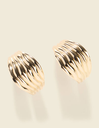 Boucles d'oreilles couleur or femme