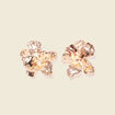 Boucles d'oreilles clous couleur or femme