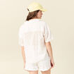 Chemise manches courtes multicolore femme