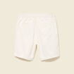 Bermuda en velours ecru homme