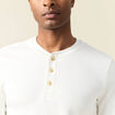 T-shirt manches longues ecru homme