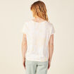 T-shirt manches courtes rose clair femme