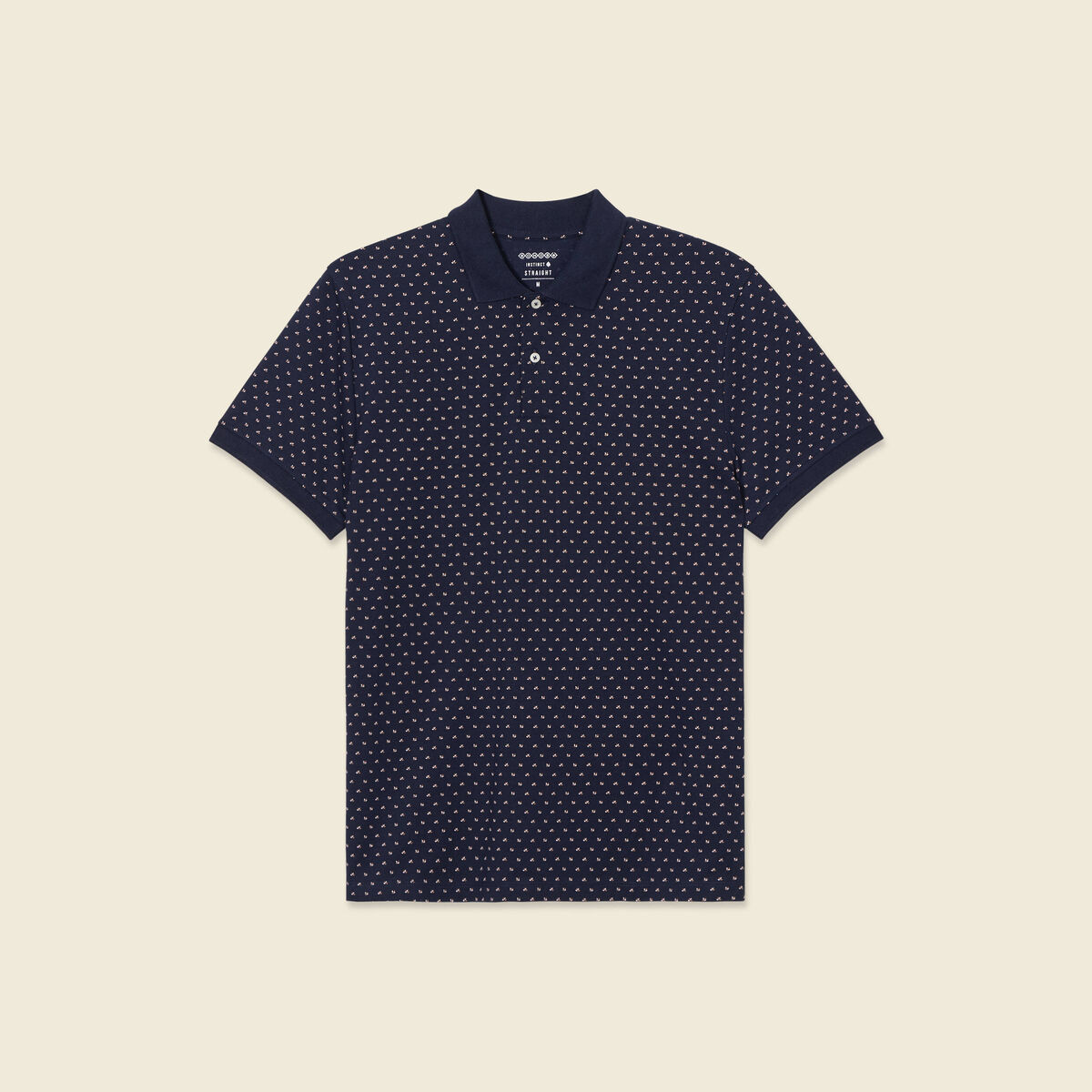 Polo éco-responsable bleu marine homme