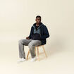 Sweat zipp&eacute; &agrave; capuche vert fonc&eacute; homme