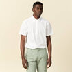 Chemise manches courtes blanc homme