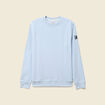 Sweat manches longues avec broderie bleu ciel homme