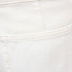 Jeans barrel taille haute 7/8&egrave;me denim blanc femme