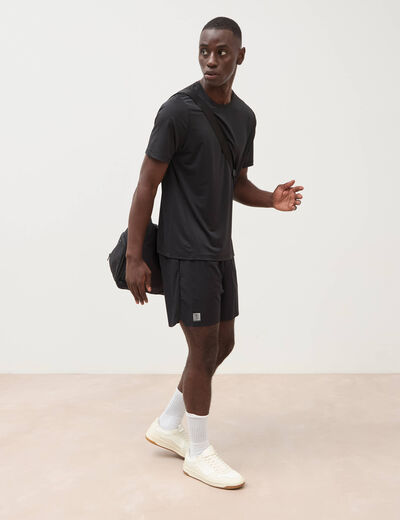 Short doubl&eacute; noir homme