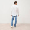 Chemise manches longues blanc homme