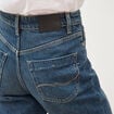 Jeans mom 7/8&egrave;me bleu femme