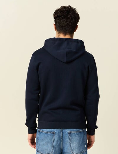 Sweat éco-responsable bleu marine homme
