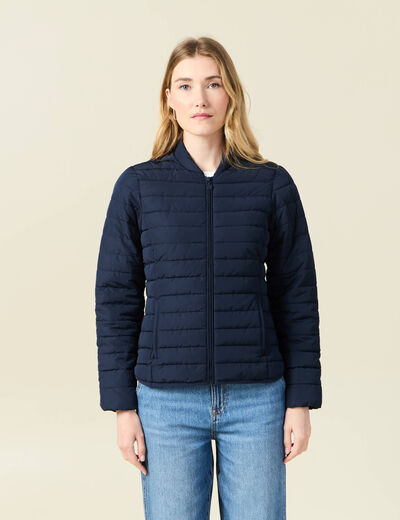 Doudoune éco-responsable bleu marine femme
