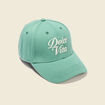 Casquette brodée vert homme