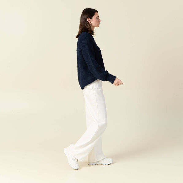 pull manches longues bleu marine femme Pull manches longues bleu marine femme