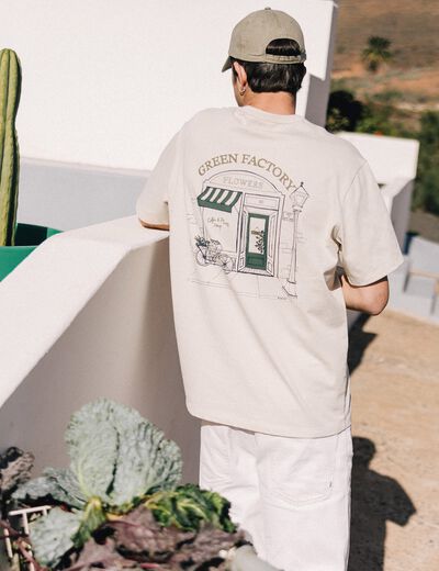 T-shirt manches courtes sable homme