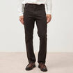 Jeans regular longueur 32 marron homme