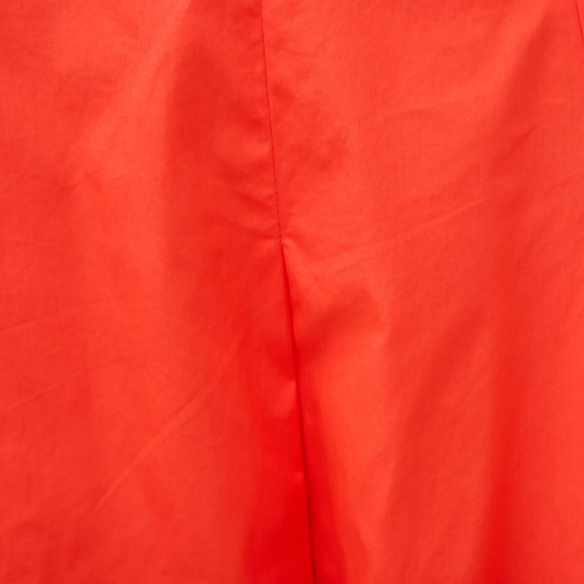 Jupe longue &eacute;vas&eacute;e en coton ray&eacute; orange fonc&eacute; femme