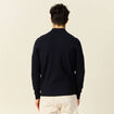 Gilet manches longues bleu marine homme