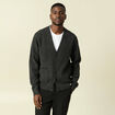 Gilet manches longues gris fonc&eacute; homme