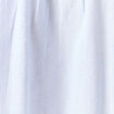 Chemise manches 3/4 brodée blanc femme