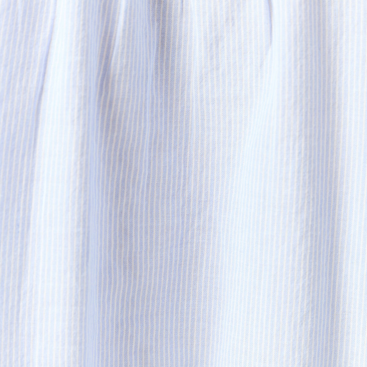 Chemise manches 3/4 brodée blanc femme