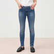Jeans skinny push up 7/8&egrave;me denim stone femme