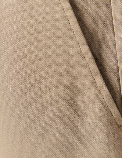 Pantalon slim cigarette taupe homme