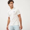 Polo ajust&eacute; manches courtes en coton ecru homme