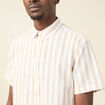 Chemise manches courtes beige homme