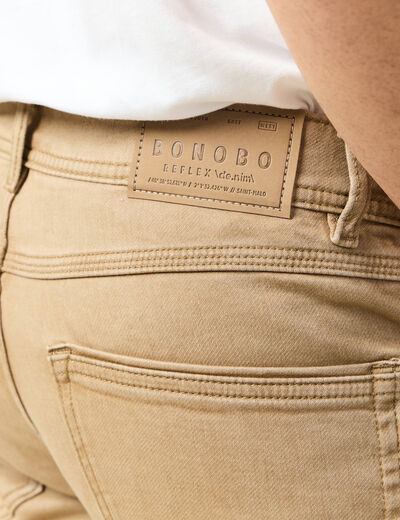 Jeans straight homme camel homme