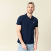 Polo manches courtes bleu marine homme