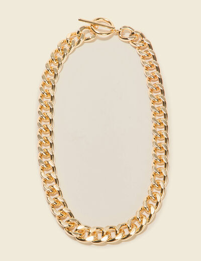 Collier couleur or femme
