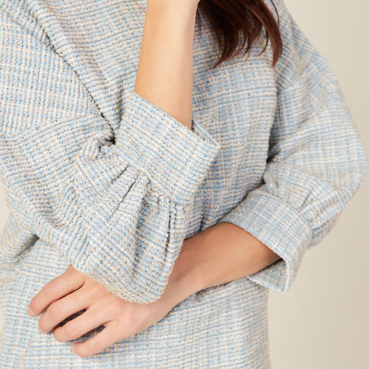 Sweat éco-responsable bleu femme