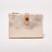 Portefeuille beige femme