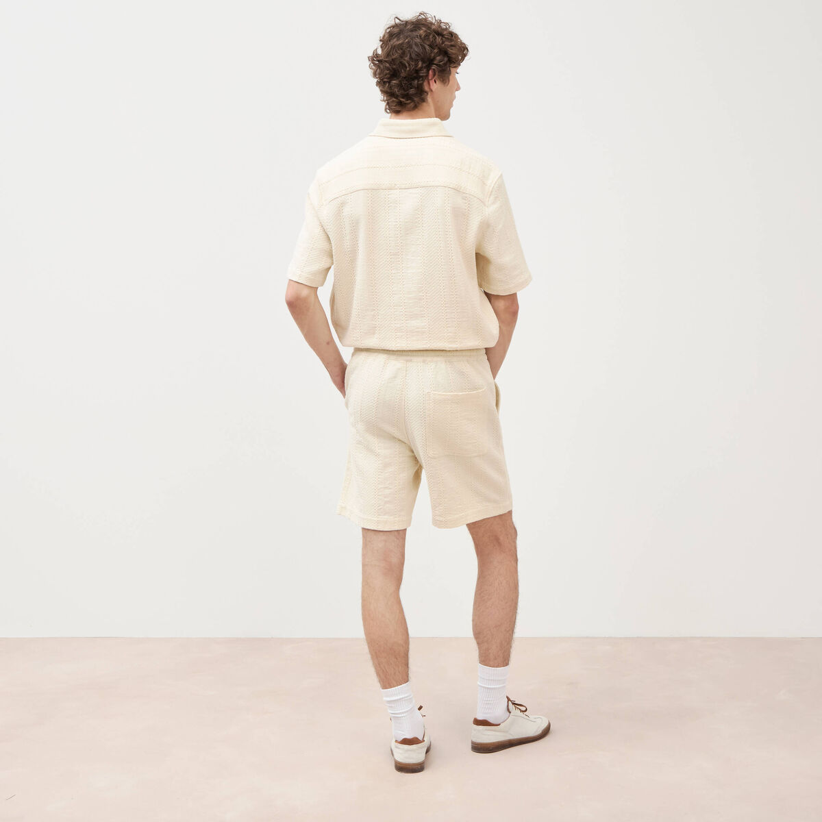 Bermuda ecru homme