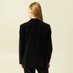 Veste blazer velours noir femme