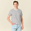 T-shirt manches courtes ecru homme