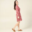 Robe éco-responsable rouge femme