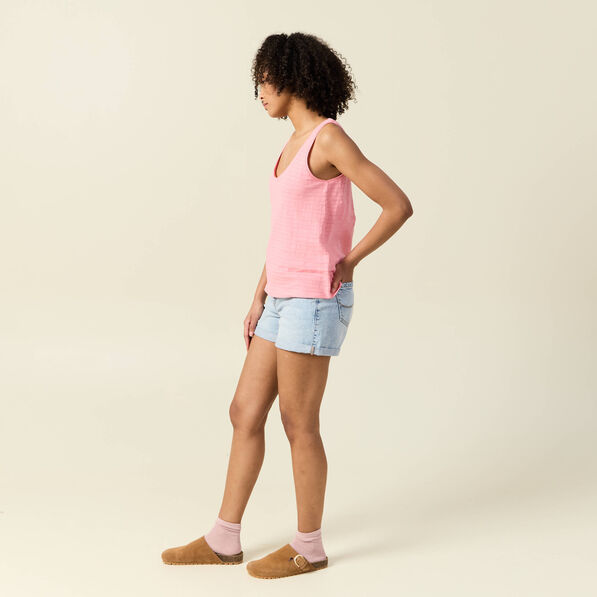 debardeur sans manches rose femme Débardeur sans manches rose femme
