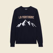 Pull éco-responsable bleu foncé homme