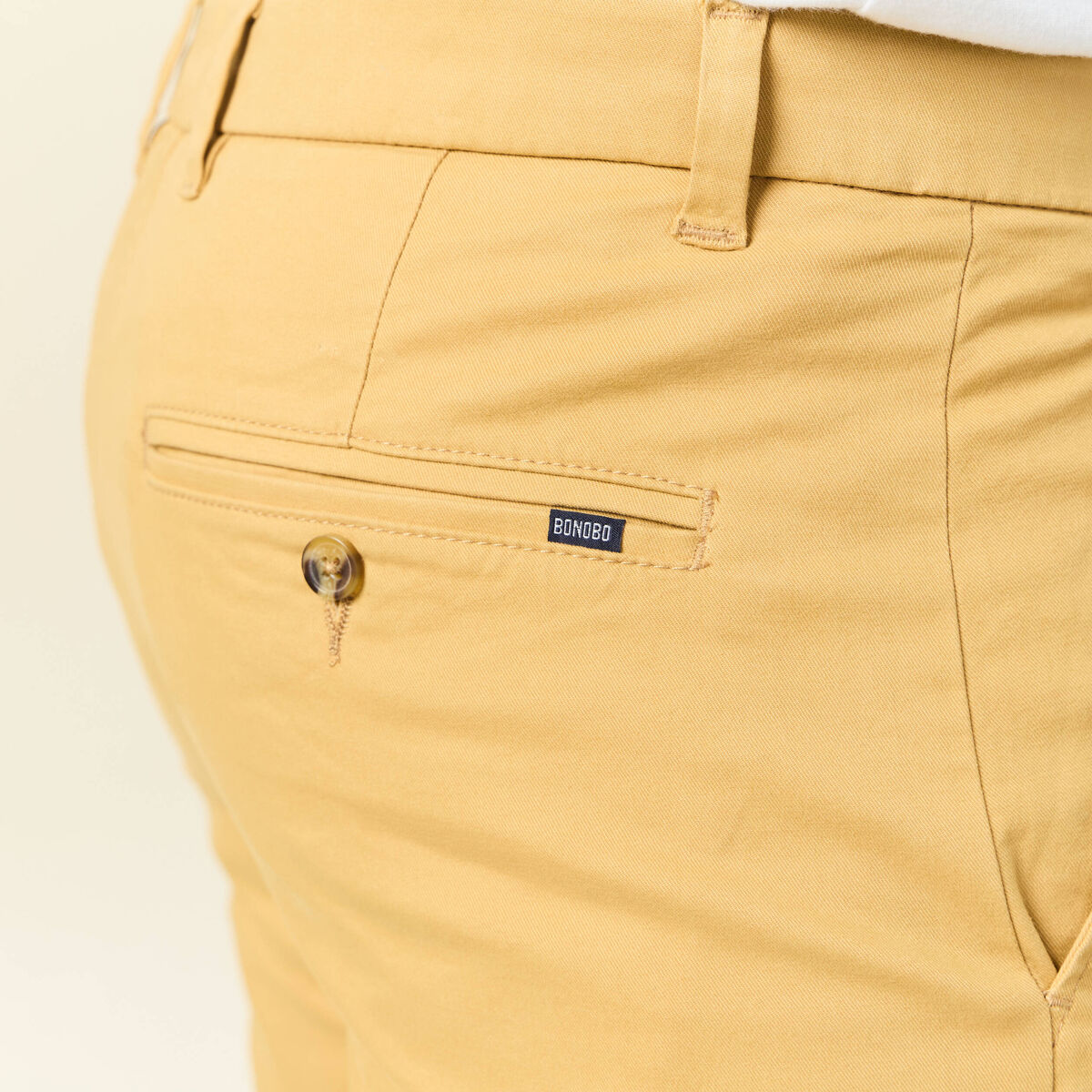 Pantalon slim Instinct chino beige homme