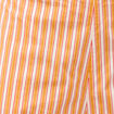 Pantalon large taille haute 3/4 en coton orange abricot femme