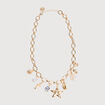 Collier couleur or femme