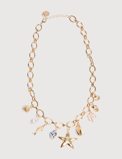 Collier couleur or femme