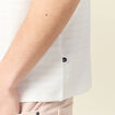 T-shirt manches courtes ecru homme